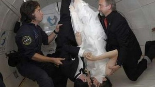 Watch Lord British Officiate Zero-G Wedding